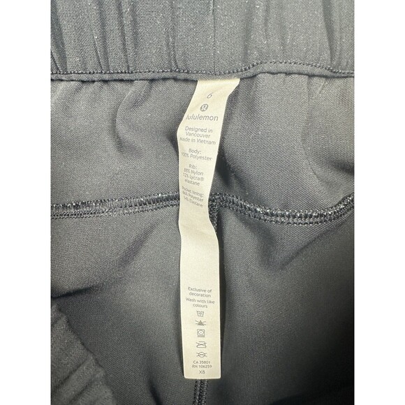 Lululemon On The Fly Jogger Woven Blue Women's 6 Drawstring Travel Mid‎ Rise - Picture 3 of 8